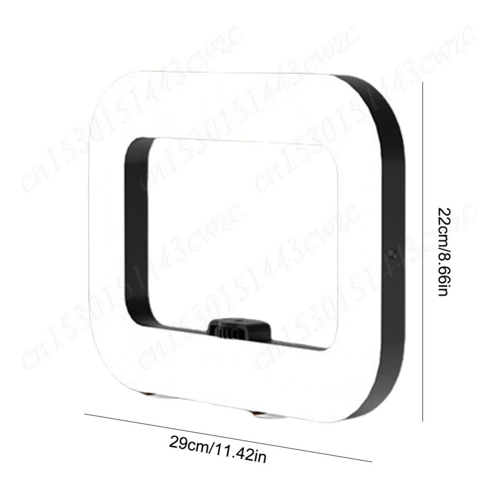 Multi-Purpose Square Fill Light Rechargeable Handheld Photography Lights Smart Bicolor Video Rig Selfie Lamps For Live Broadcast