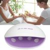 LED Nail Gel Polish Dryer   Shaped 12pcs Light Chips 180 Degrees Drying Nail Curing Lamp