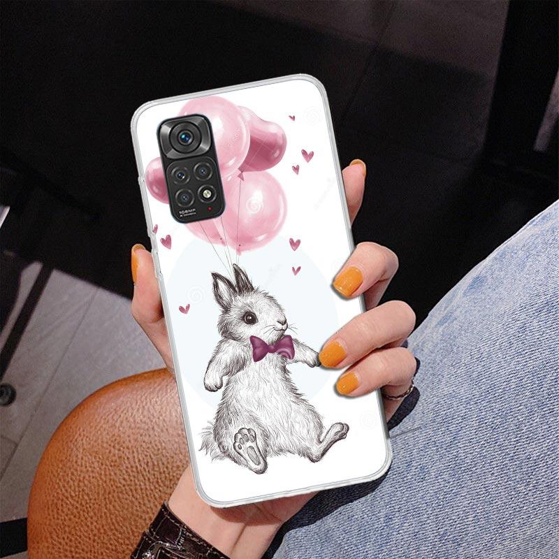 Cute Bunny Baby Rabbits Phnoe Case for Phnoe Case for Xiaomi Redmi Note 15 14 14S 13 Pro Plus 12 12S 11S 11E 10S 10 11T 5G Uniqu