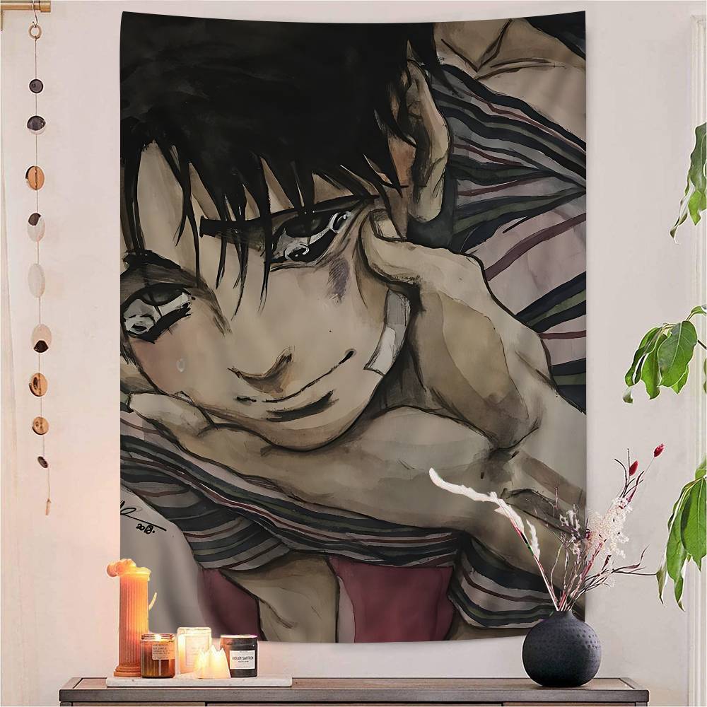 Anime Killing S-StalkingS Tapestry Art Printing Japanese Wall Tapestry Anime Wall Hanging Home Decor 100X70CM