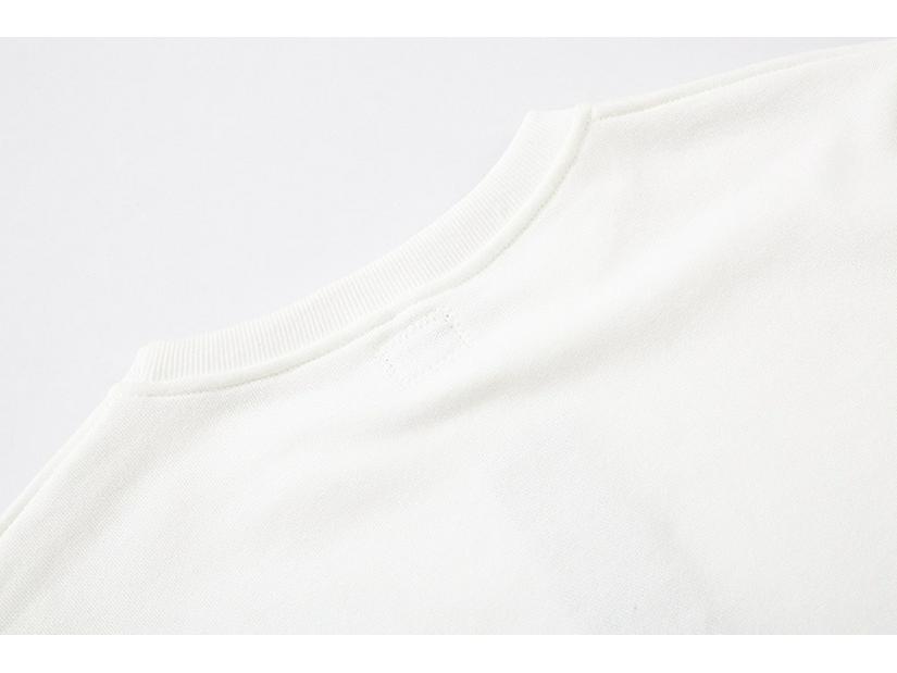 European & American CP Logo Casual Round Neck Hoodie