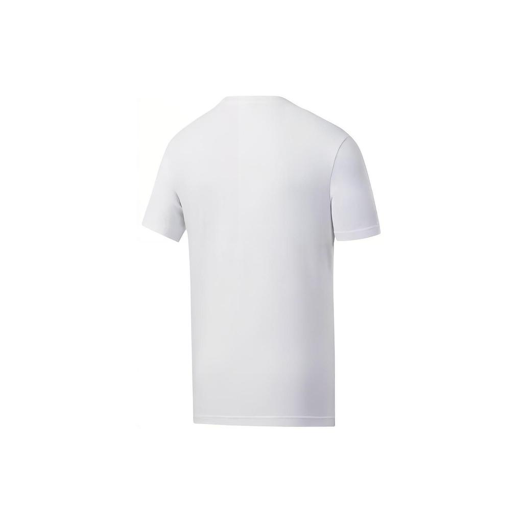 Reebok CL F Vector Tee Letter Logo Print Breathable Crew Neck Short Sleeve T-Shirt Unisex Tops White FK2655