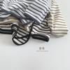Striped Casual Long Sleeve Basic T Shirt For Boys And Girls Kids Top