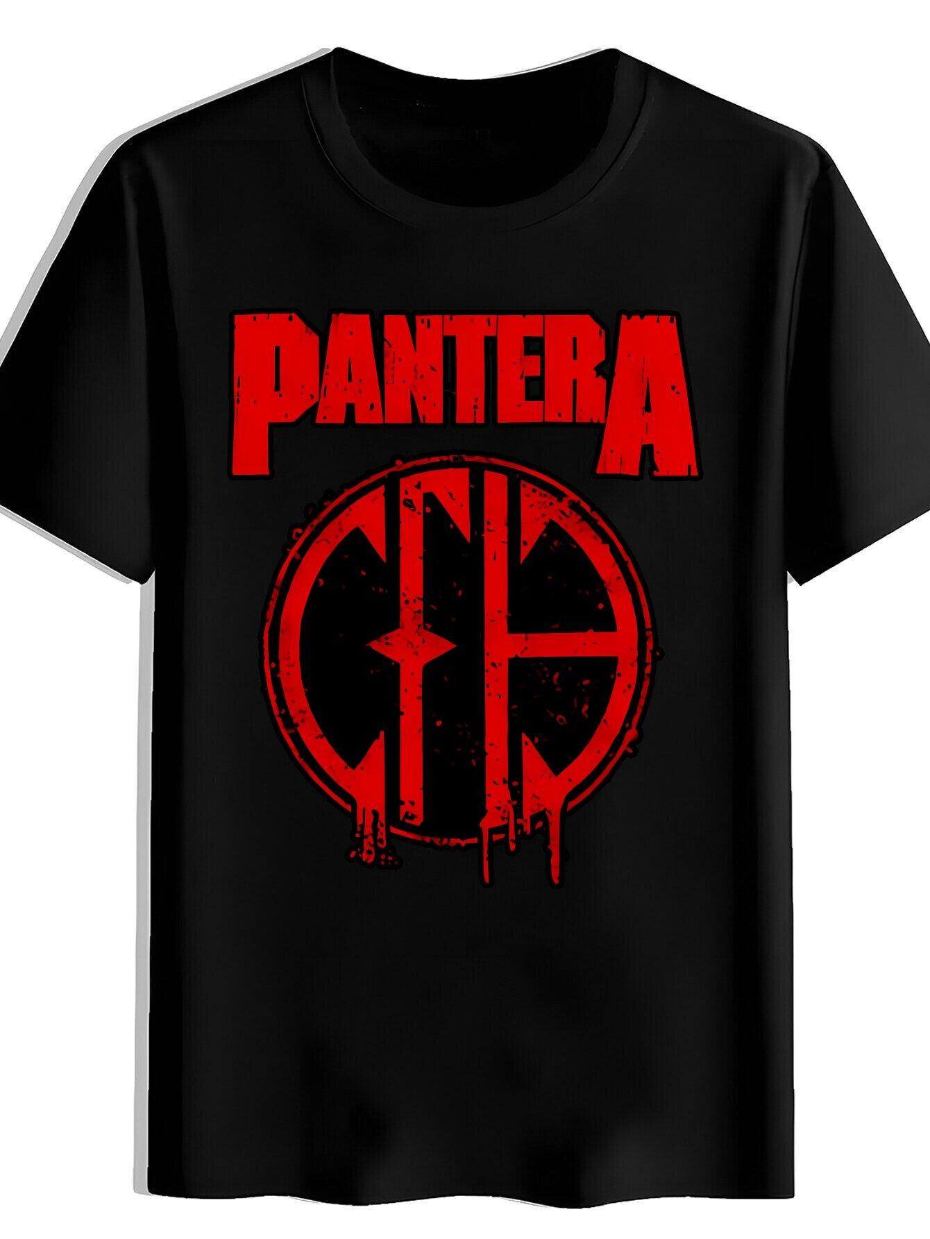 Black  PANTERA  Graphic T-shirt - Vintage Rock Band Logo XXXXL