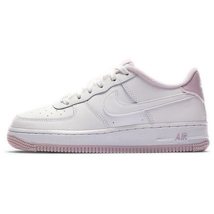 Nike Air Force 1 Leather Low Top Skateboard Shoes Pink White Unisex CD6915-100