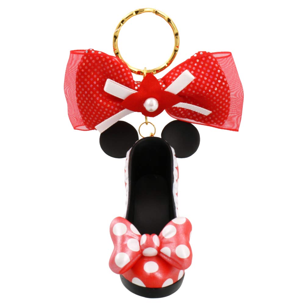 Minnie Mouse Keychain Key Holder Shoe Motif Disney (Tokyo Disney Resort Exclusive Disney Goods Souvenir)