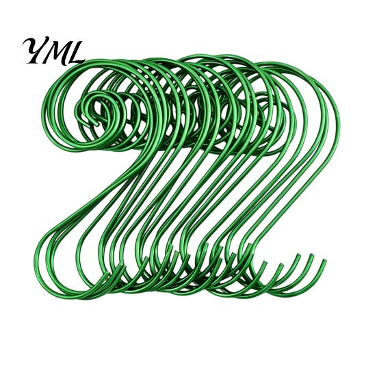 Spiral Hanging Hooks 20 Pcs Christmas S-Shaped Ornament Hooks, Metal Wire Hanger for Xmas Tree Ornaments, Crafts, Balls, Baubles, Decorations Display