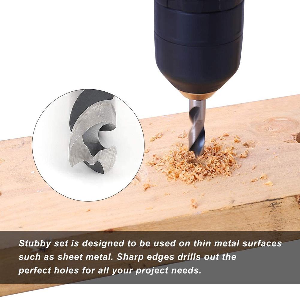 Drill Bit Quick Change Silver 6.35mm For Woodworking