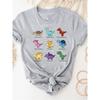 Print T Shirt Short Sleeve Summer Clothes Women Clothing Gray Owl Love Style Trend Cute Basic Tee Top Fashion Graphic T-shirt