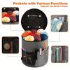 DIY Design Knitting Tote Bag Large Capacity Knitting Tool Storage Bucket  Crochet Projects
