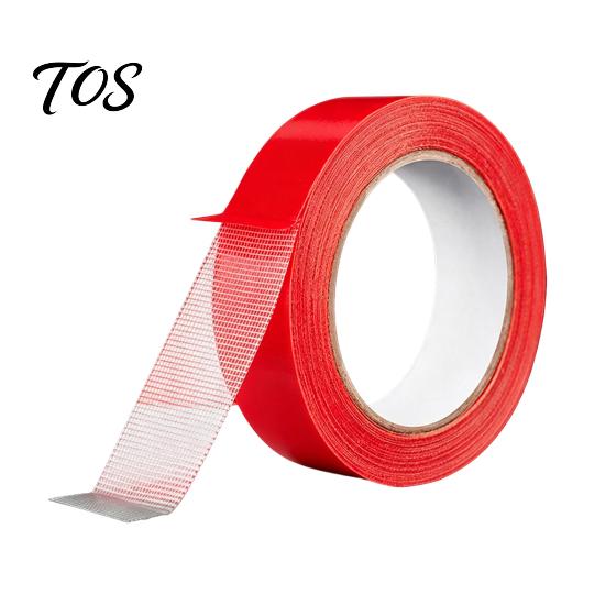 Weatherproof Mounting Tape 5/10/20M Heavy Duty Double-Sided Tape, Waterproof Mesh Fabric High Clear Double Sided Adhesion for Curtains, Carpets, 2cm B