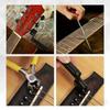 72Pcs Guitar Repair Tool Kit with Strings Picks Storage Case String Guard Pen Bridge Pins Nut Files Hex Wrenches for Guitar