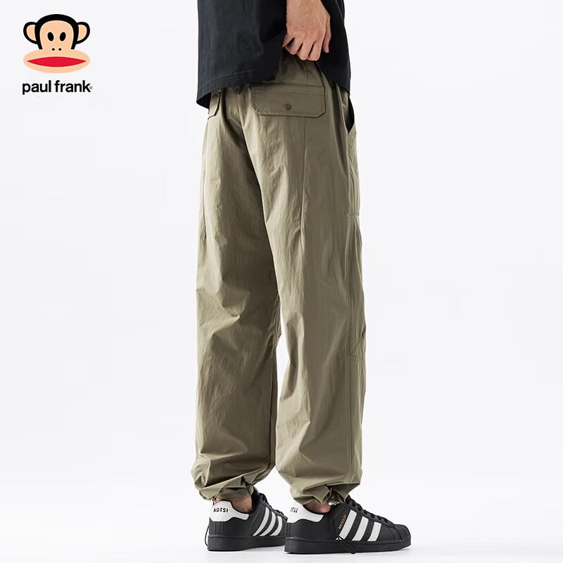 Paul Frank Men's Summer Thin Straight-Leg American Workwear Cargo Pants