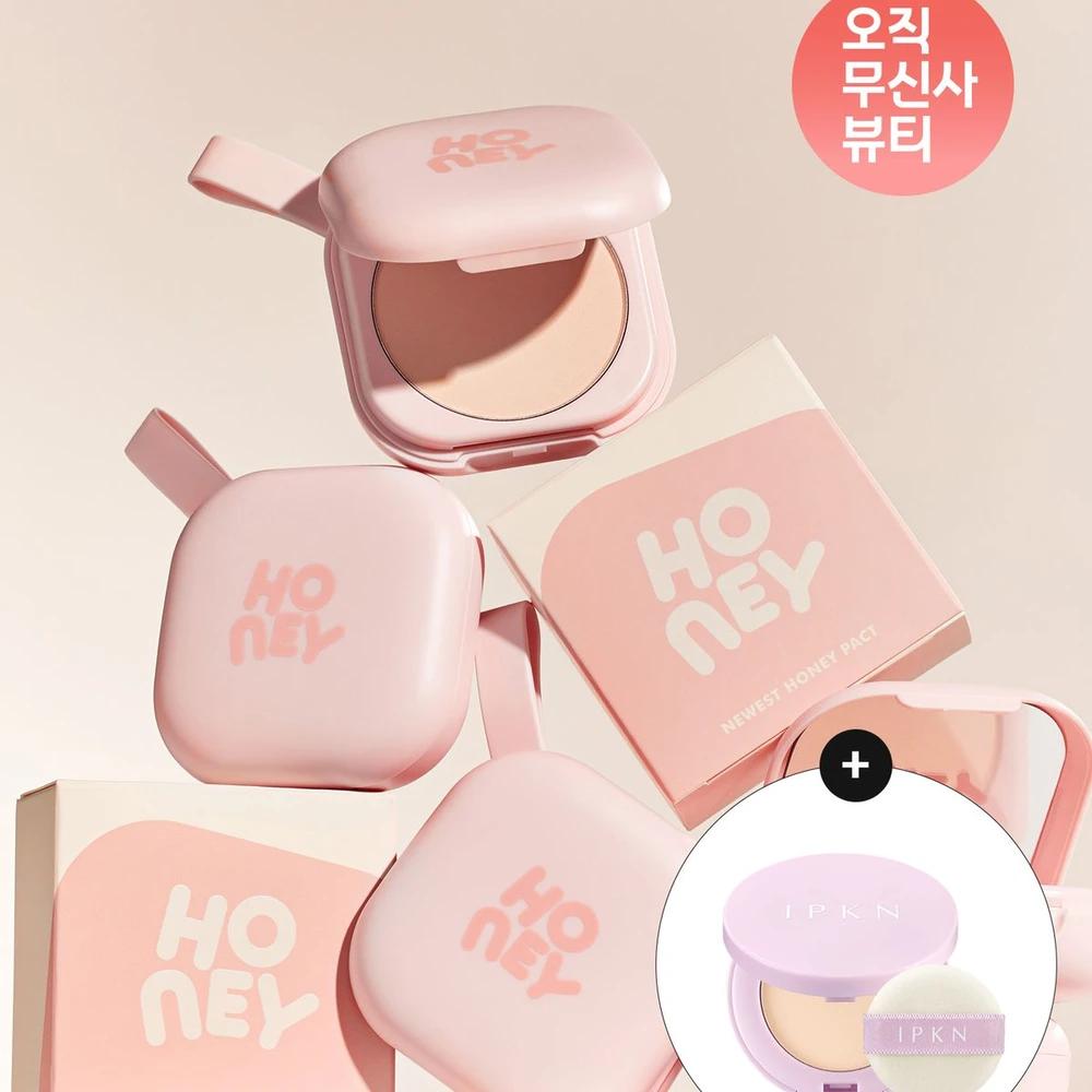 NU EST Honey Pact + [Gift] Mini Pact Honey Pact (Pink) No. 21