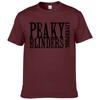 Cotton Short Sleeve Peaky Blinders T Shirt Men Summer Style Casual T-shirt  Printed Hombre Tops Homme Clothes F22