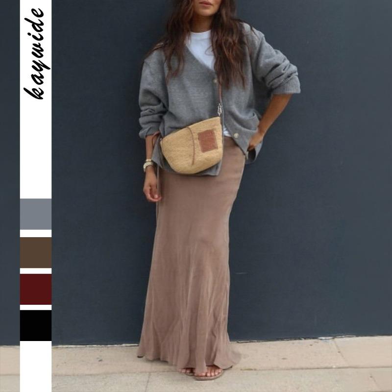 Casual Simple Long-sleeved High-end Jacket and Sweater Women's Autumn and Winter 2025
