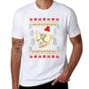 Coughing Cat Meme Ugly Christmas Sweater Tshirt Halloween Theme Tshirt