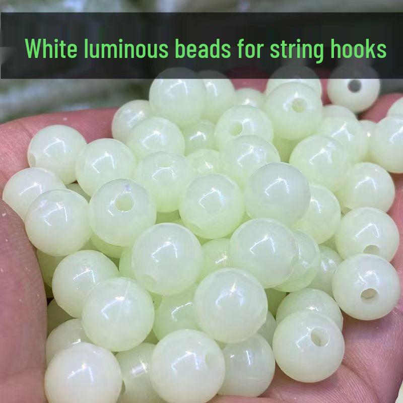 Luminous Fishing Beads: Glowing Fluorescent Stoppers for Sea Fishing and Texas Rig Hooks