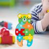 3D Animal Shapes Jigsaw Puzzles Kid Wooden Toy for 3-6 Years Old Toddlers ,understanding, Color,