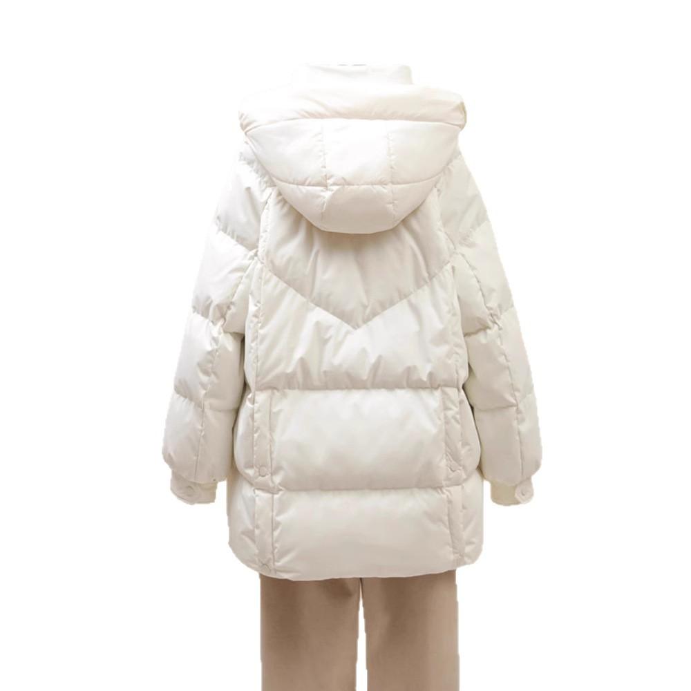 Popular winter new small down cotton clothes women's medium and long foreign-style thickened cotton-padded jackets