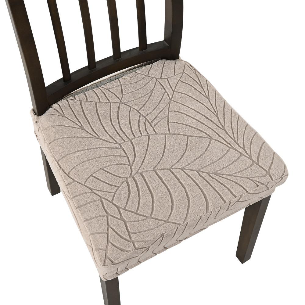 Washable Elastic Seat Protectors Removable Chair Cushion Cover Wedding Banquet