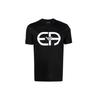 Letter Round Neck Straight Fit Pullover Short Sleeve T-Shirt Men Tops Black 6K1T74-1JUVZ-0999