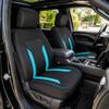 Universal Fit Car Seat Cover Set Gray Mesh 1/2 Seats Cover New Universal Car Seat Covers  Sedans