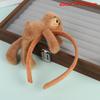 Cute Fluffy Plush Hair Claw Non-Slip Grip Soft Fuzzy Hair Clip for Girls Daily Wear Date Outdoor Gathering