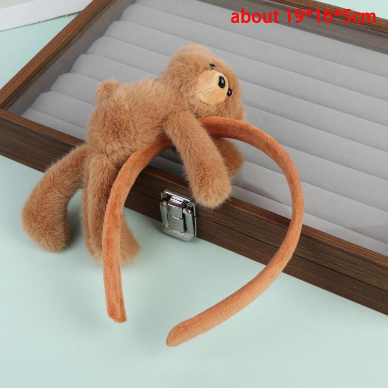 Cute Fluffy Plush Hair Claw Non-Slip Grip Soft Fuzzy Hair Clip for Girls Daily Wear Date Outdoor Gathering