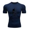 Men's Compression Fitness Sports T-shirt, Casual Anime Figur