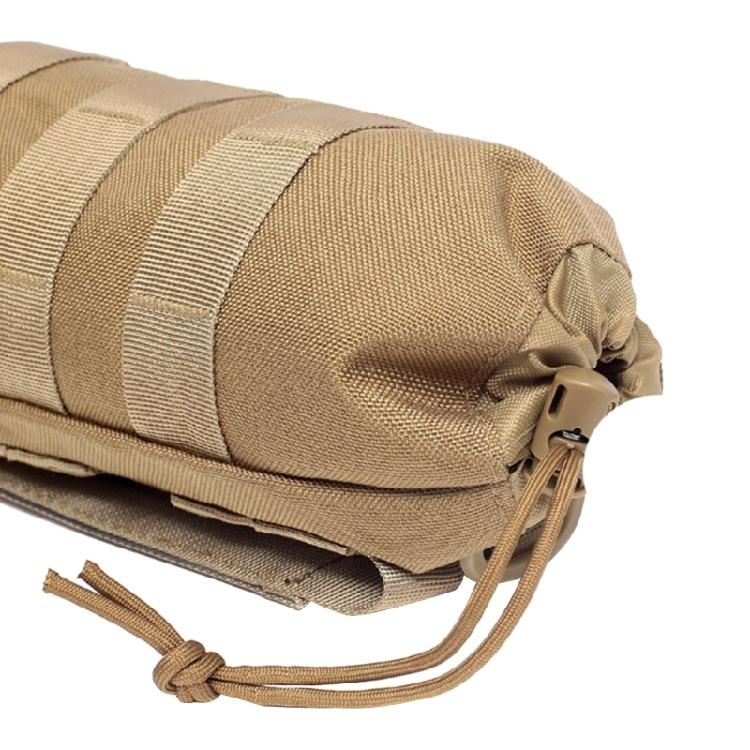 Tactic Drawstring Molle Water Bottle Holder Pouch Mesh Water Bottle Bag Carrier