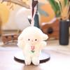 Cute Fluffy Sheep Plush Keychain Eco-friendly Soft Touch Lightweight Bag Pendant Nice Key Decor for Daily Use
