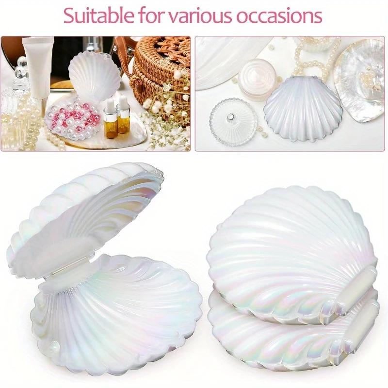 1Pc Waterproof And Moisture Resistant Wedding Shell Ornament Theme Ornament Shell Candy Box Party Snack Container Home Decoration