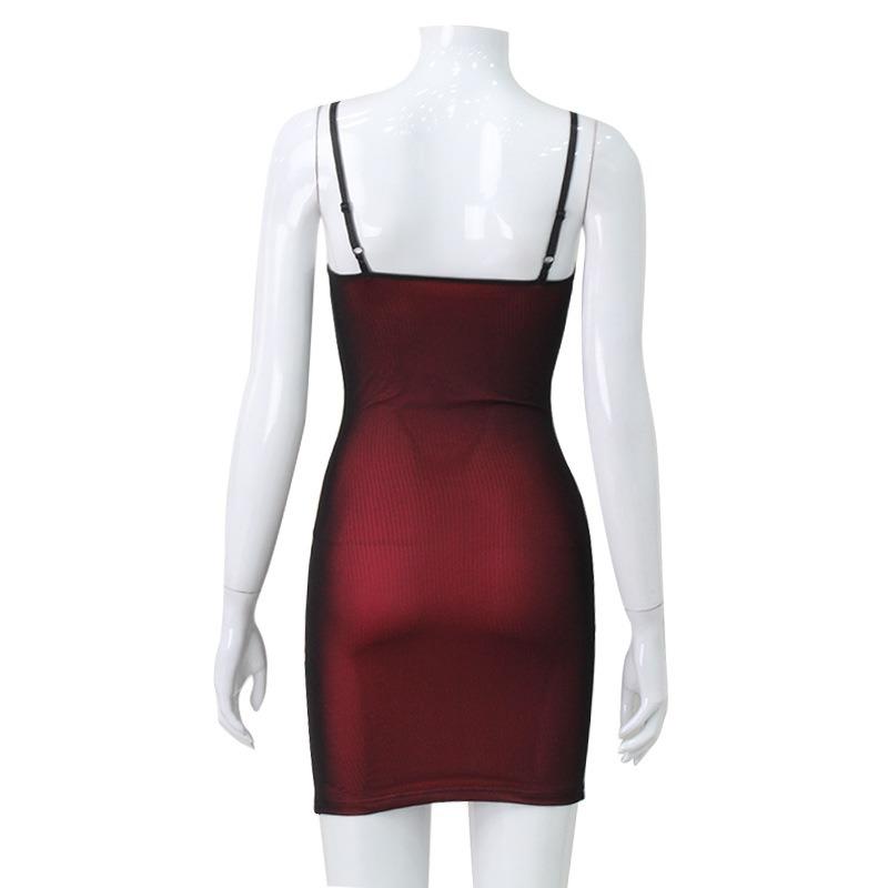 Women's Halter Low Cut Open Fanny Pack Hip Sexy Spice Trend Dress