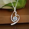 925 Silver Necklace Pendant Dolphin AAA Zircon For Women Fashion Clavicle Chain Necklaces Wedding Party Jewelry Gift