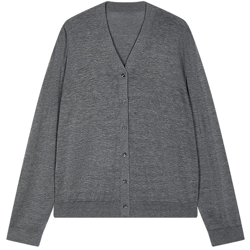 JNBY Autumn V-Neck Long Sleeve Cardigan