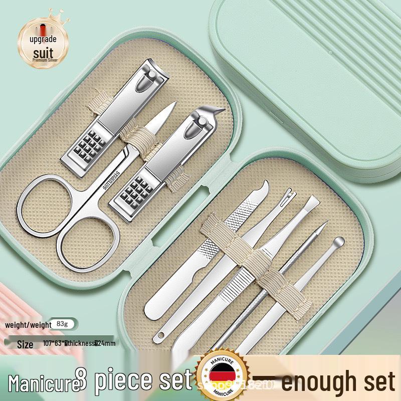 Spot Stainless Steel Nail Clipper & Manicure Set (8-14 Pieces)