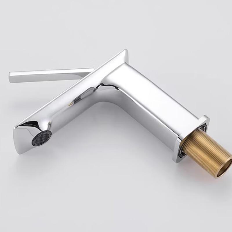 Modern Square Black Basin Faucet