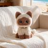 Sitting Pose Kitten Plush Toys Soft Fluffy Stuffed Cat Boys Girls Pet Cat Doll  Kids Toy