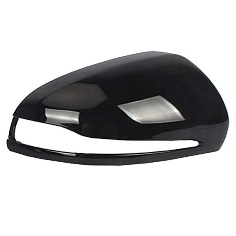 LHD Rearview Mirror Covers For Mercedes Benz C W205  E W213 GLC-Class X253 S Class W222 ABS Carbon Fiber Gloss Black