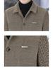 Men's Wool Patchwork Jacket: Warm, Fashionable & Handsome