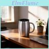 Insulated 304 Stainless Steel Travel Mug With Handle For Office And Gifts