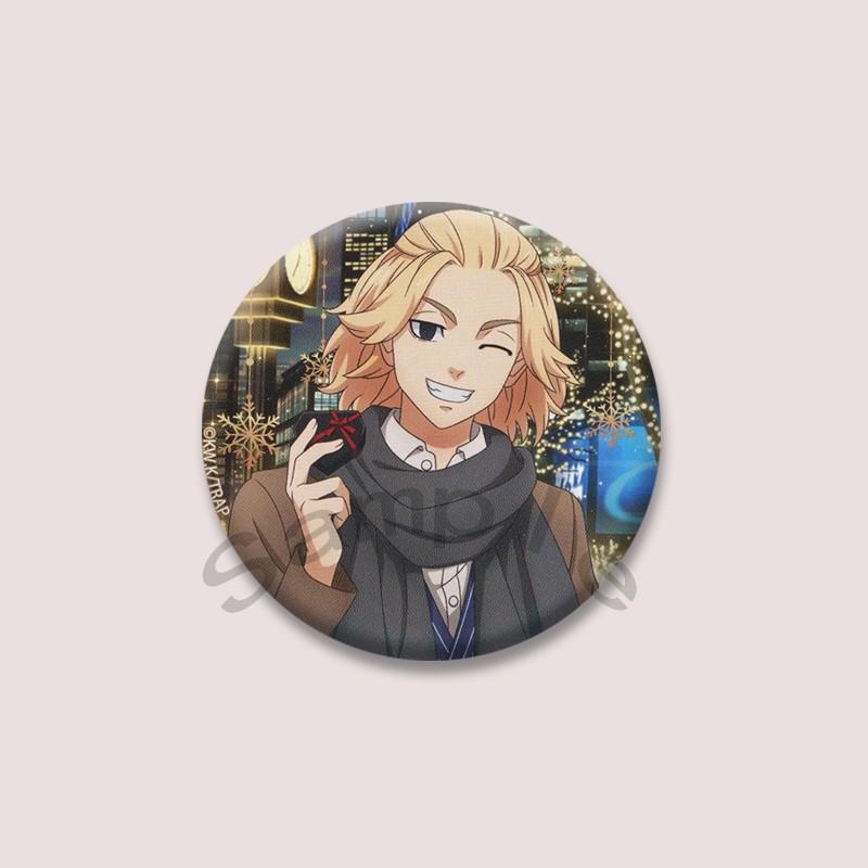Tokyo Revengers Anime Soft Button Pins for Backpacks Clothes Decor Manjiro Sano Chifuyu Matsuno Brooches Badges Jewelry Gifts 32mm