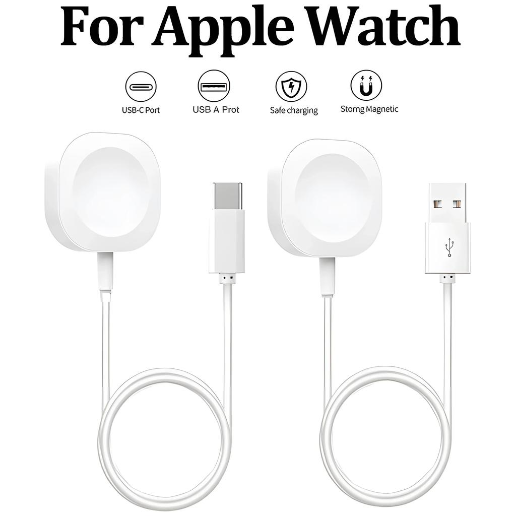 Magnetic Wireless Charger For Apple Watch Series 10 9 8 7 Ultra 2 SE Fast Charging Cable Accessories For iWatch 8 7 6 5 4 3 2 1