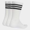 Adidas 3 Stripe Cushion Sportswear Crew Socks 3 Pair Pack