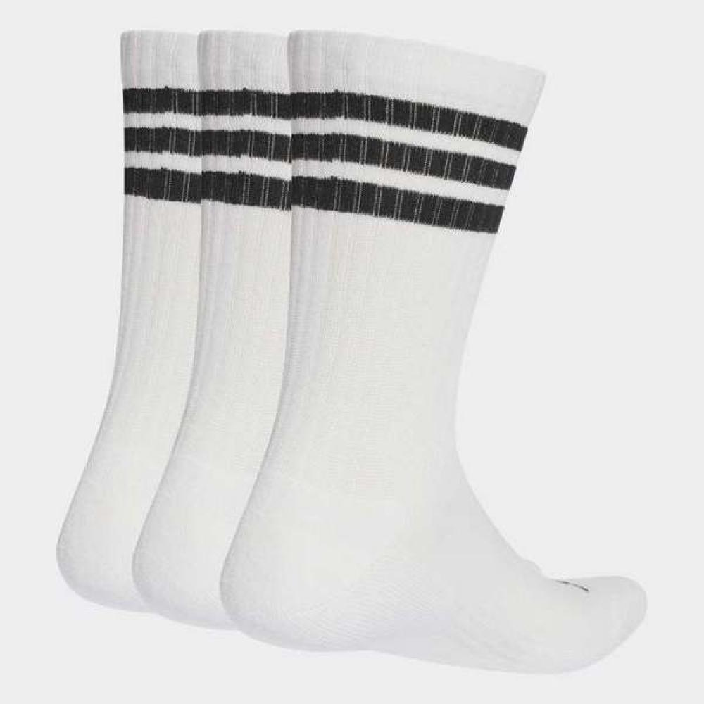 Adidas 3 Stripe Cushion Sportswear Crew Socks 3 Pair Pack