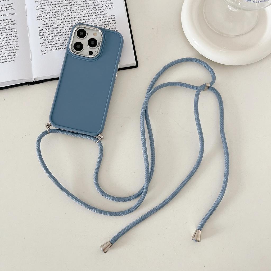 Luxury Crossbody Necklace Lanyard Phone Case For iPhone 15 14 13 12 11 Pro Max X XS XR 7 8 Plus SE   Strap Cord Cover