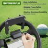Universal Steering Wheel Phone Mount Flip Up Design Golf Cart Accessory  For Golfers