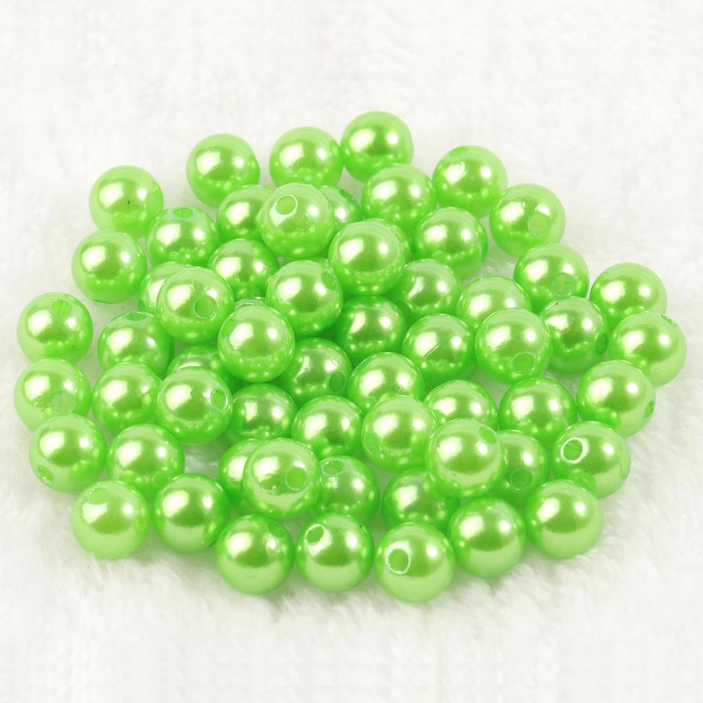 4mm 6mm 8mm 10mm Mărgele acrilice rotunde în mai multe culori Imitație de perle margele distanțare libere pentru realizarea de bijuterii artizanat manual