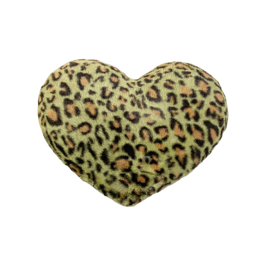 Leopard Print Heart-shaped Throw Pillow/cushion/pillow - Valentine's Day Gift